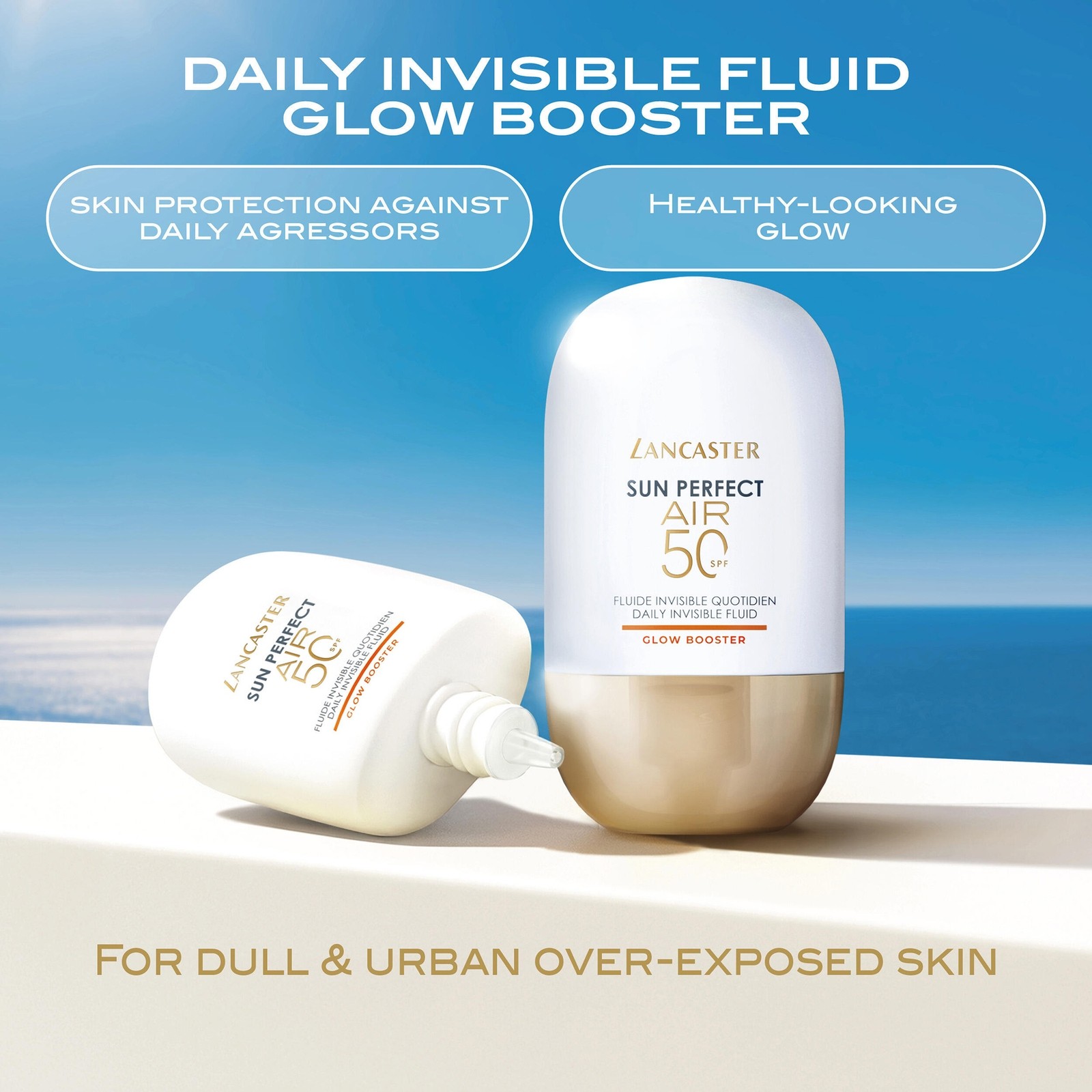 Lancaster Sun Perfect Air Daily Invisible Fluid SPF 50 Glow Booster 40ml - image 2