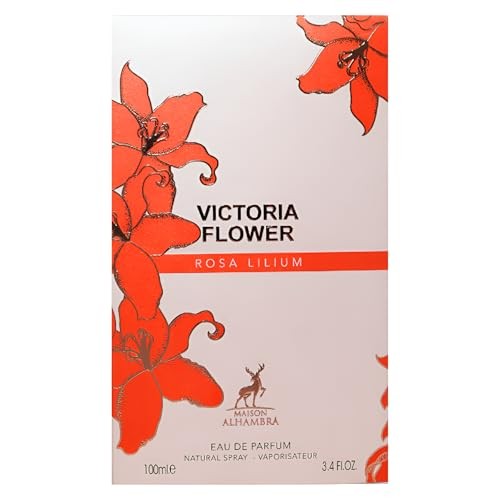 Lattafa Victoria Flower Rosa Lilium Eau De Parfum 100ml - image 3