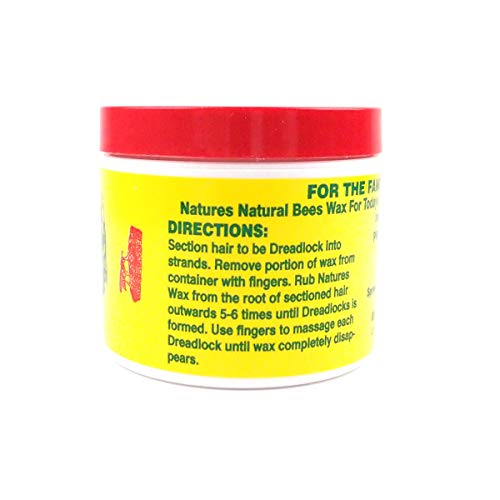 Lets Dred Natures Bees Wax 4 oz - image 2