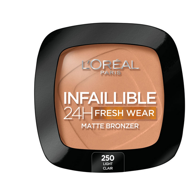L'Oreal Paris Infaillible 24HR Fresh Wear Matte Bronzer 250 Light Clair - image 2