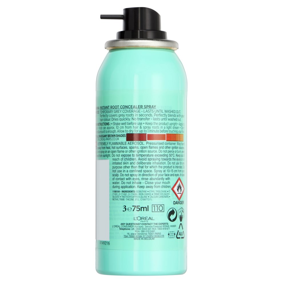 L'Oreal Paris Magic Retouch Instant Root Concealer Spray Mahogany Brown - image 3