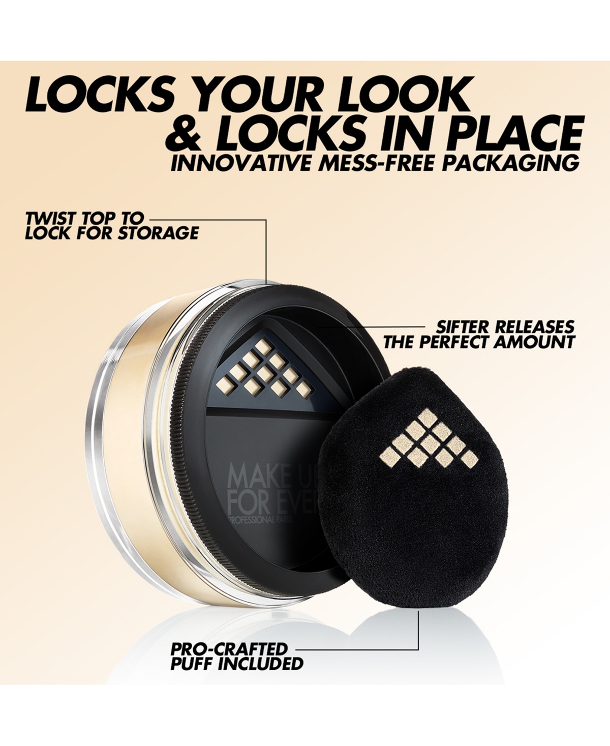 MAKE UP FOR EVER HD Skin Setting Powder 1.1 Light Vanilla - image 3