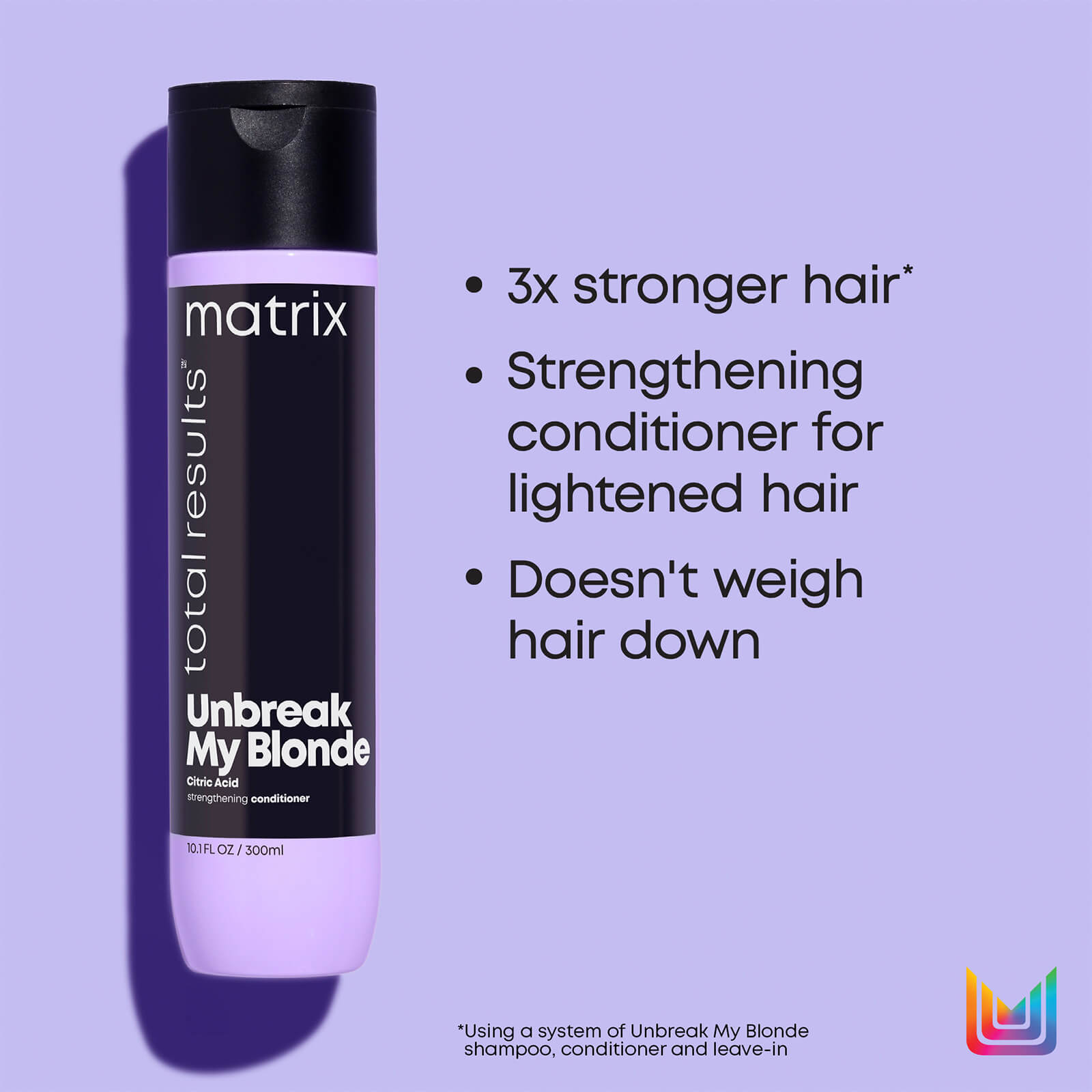Matrix Total Results Unbreak My Blonde Sulfate-Free Strengthening Conditioner 300ml - image 2