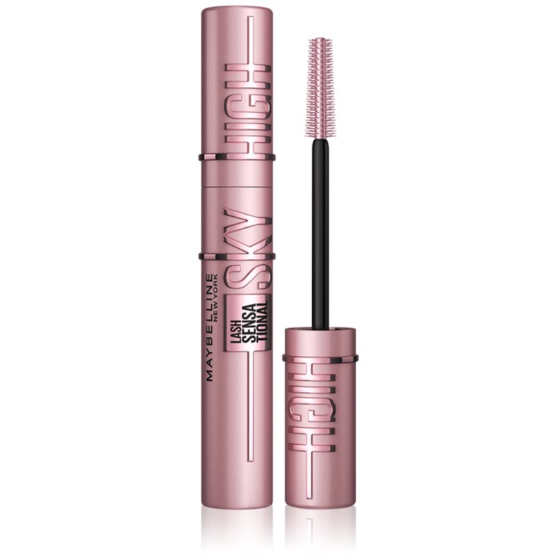 Maybelline Mascara, Lash Sensational Sky High Volumizing & Thickening, Eyelash Lengthening, Flake-Free Formula, Washable Mascara Infused with Bamboo Extract, Full Volume Mascara, Colour: Black - image 2