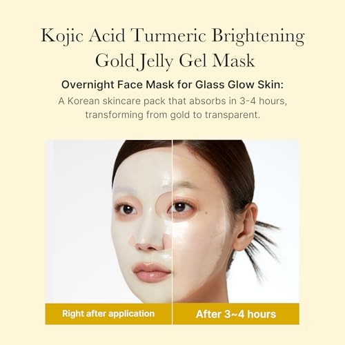 Medicube Kojic Acid Turmeric Brightening Gel Mask 4 Masks - image 2