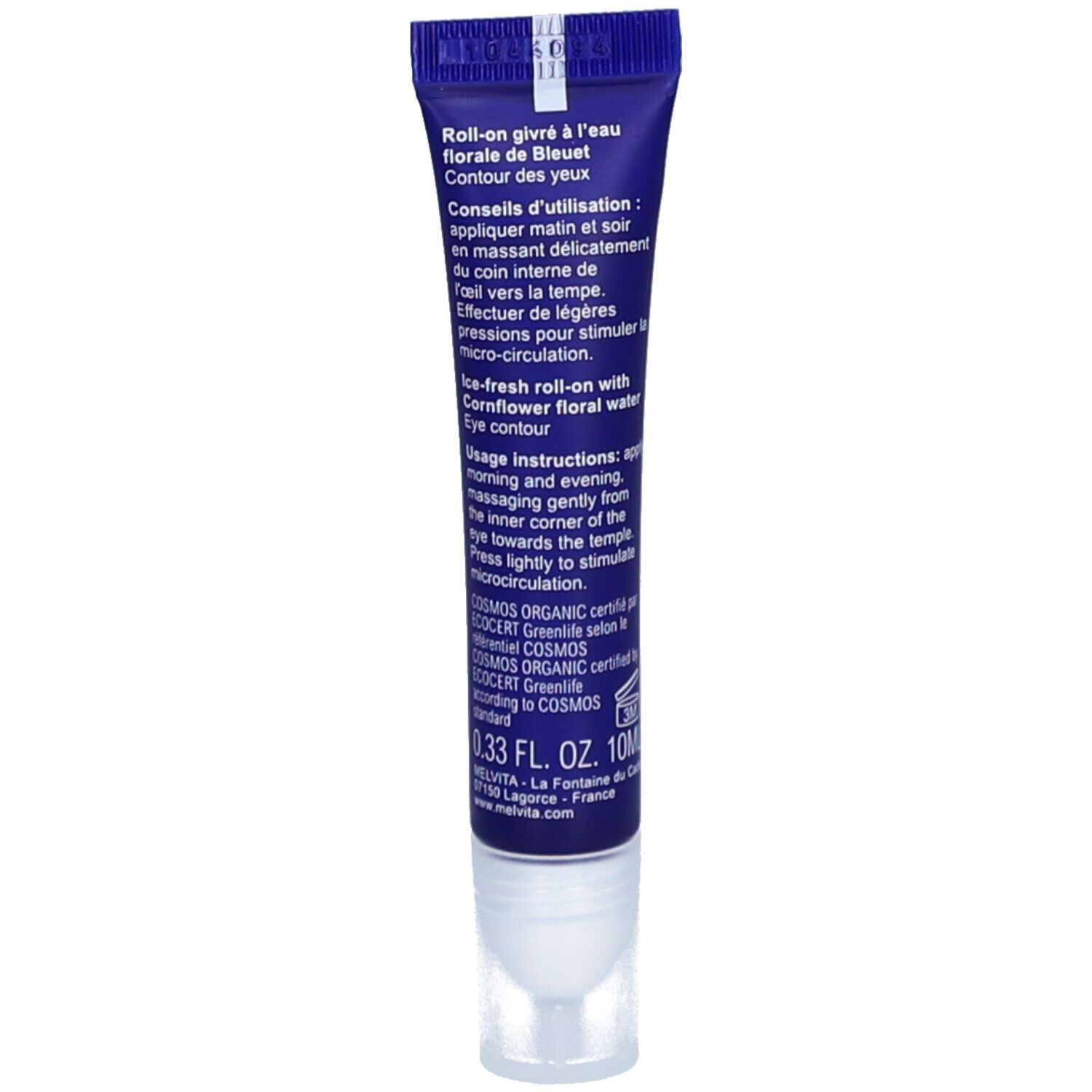Melvita Ice Fresh Roll On Eye Contour 10ml - image 2