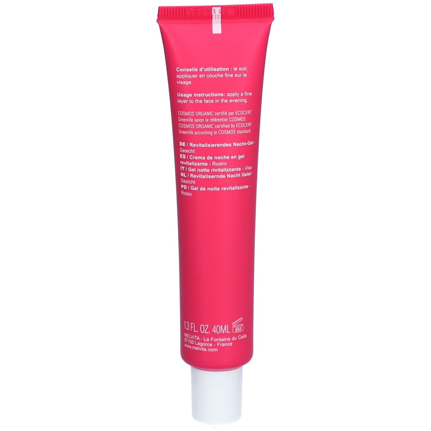 Melvita Source De Roses Revitalising Night Jelly 40ml - image 2