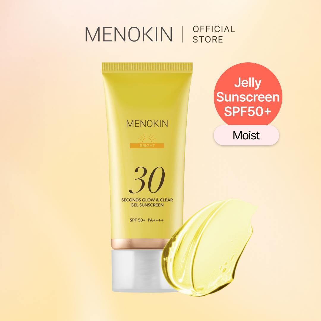 Menokin Menokin Protector Solar Jelly 30 Segundos SPF50+ PA++++, Hidratante + Crema Solar 2 En 1 (50ml)