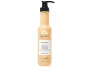 Creamy beige bottle with a black pump top, labeled "Milkshake Lifestyling Styling Potion," featuring a white and gold design, ideal for hair styling.