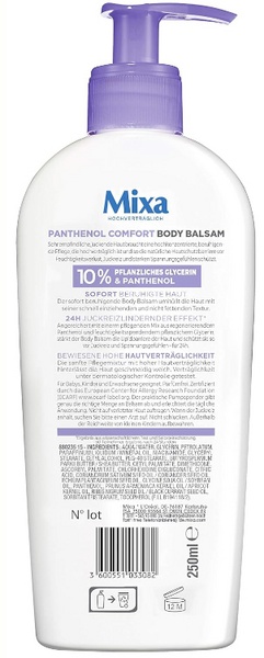 Mixa Panthenol Comfort Body Lotion 250ml - image 2