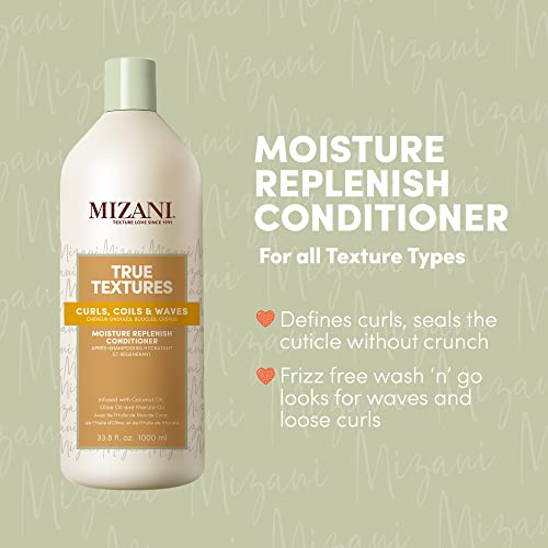 Mizani True Textures Conditioner Curls, Coils, Wv Moisture Replenish 1000ml - image 4