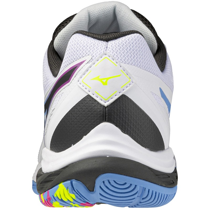 Mizuno Wave Fang 2 Unisex | White/Pink Tetra/All Abroad - White / 5 / Standard - image 2