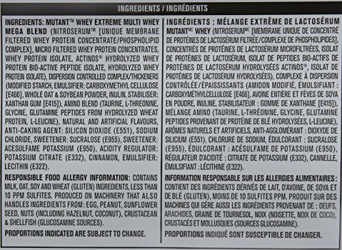 Mutant Whey Protein 2270g-Vanilla Ice Cream - image 4