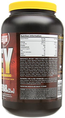 Mutant Whey Protein 908g-Strawberry Cream - image 3