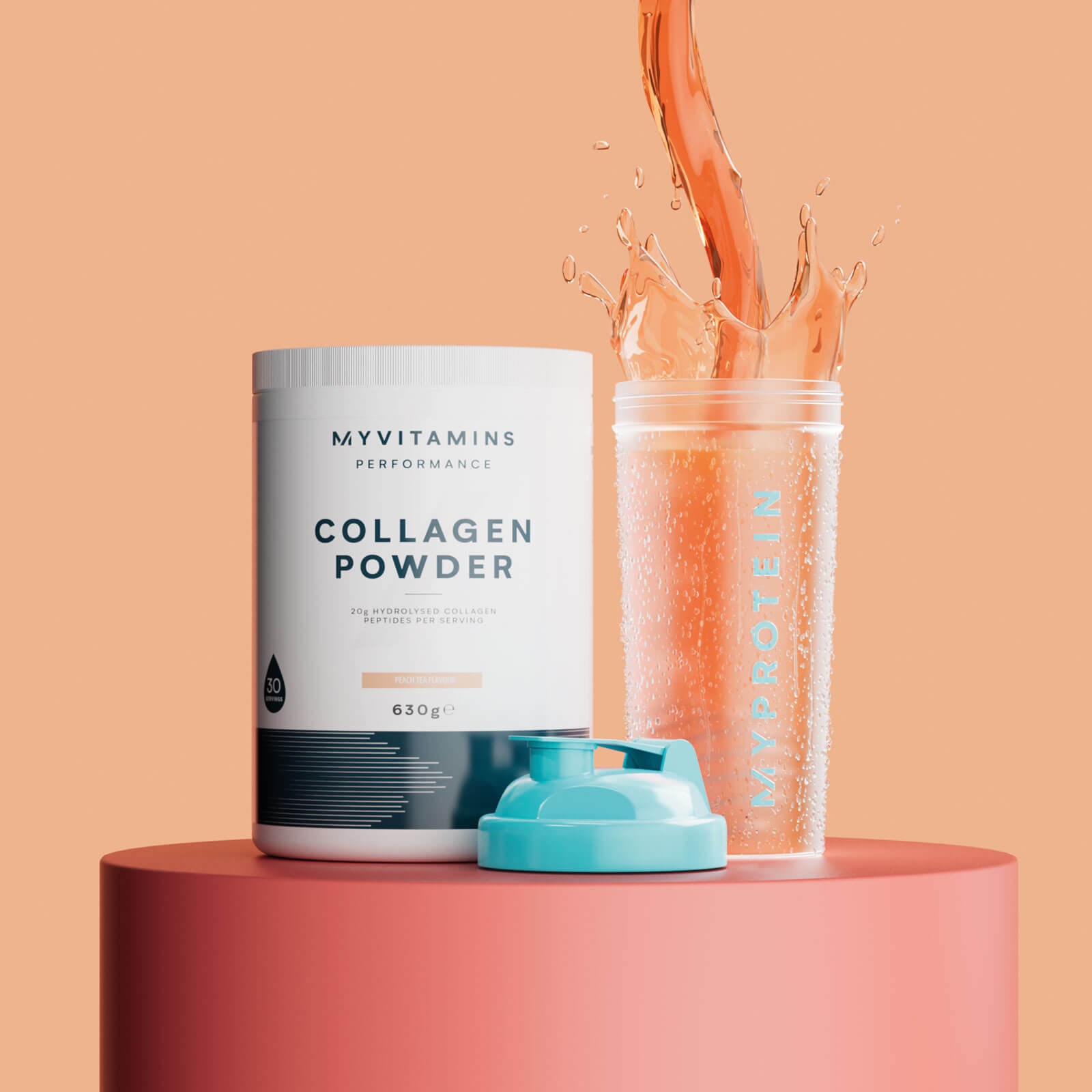 Myvitamins Wellbeing Collagen Powder Cranberry & Raspberry 650g - image 2