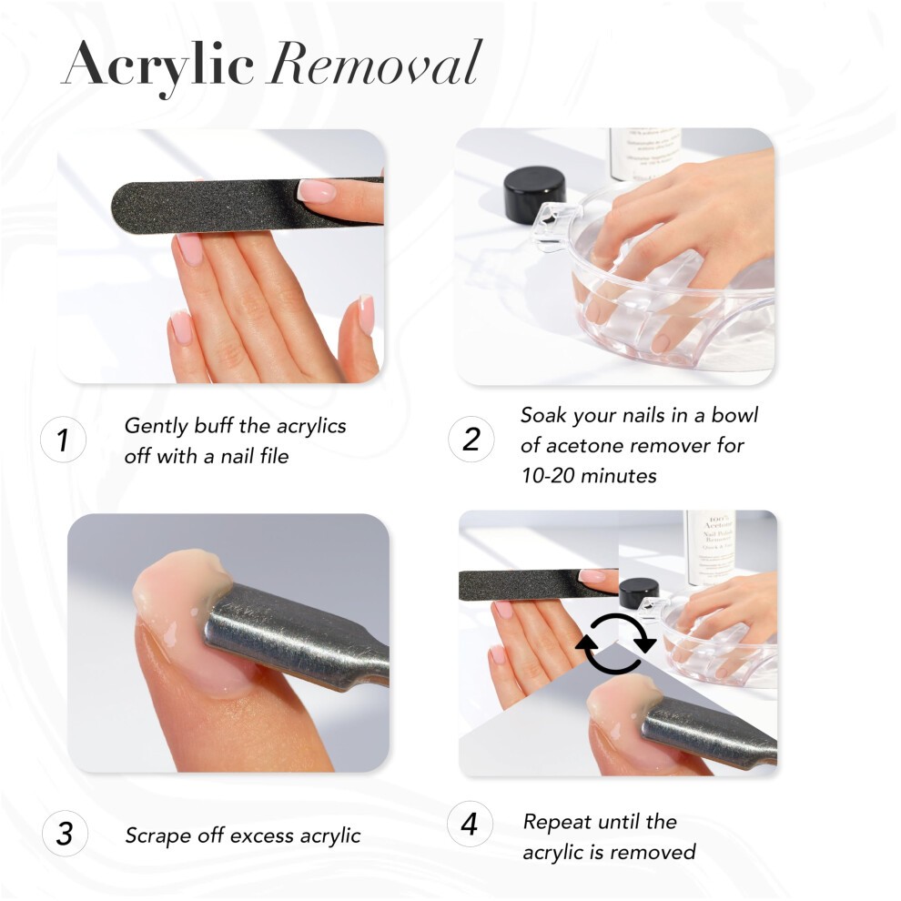 Nail HQ 100% Acetone Nail Polish Remover 400ml - image 4