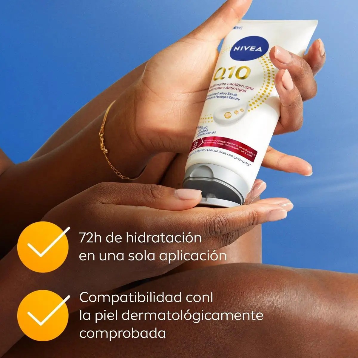 Nivea Q10 Firming + Anti-Wrinkles Neck & Chest Cream 200ml - image 5