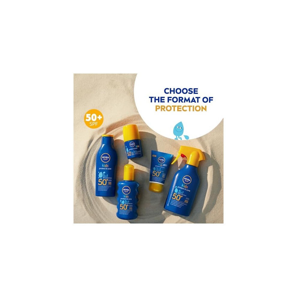 Nivea Sun Kids Protect & Care SPF 50+ Lotion 200ml - image 2