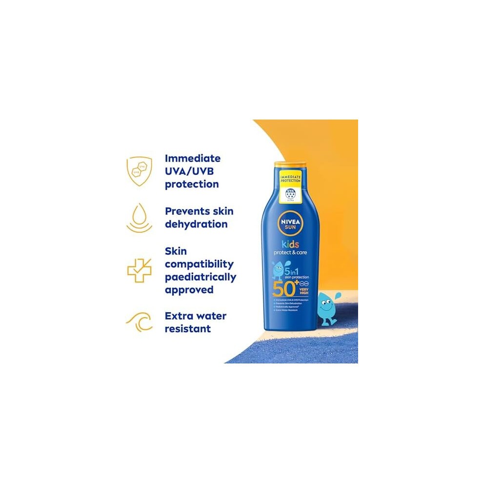 Nivea Sun Kids Protect & Care SPF 50+ Lotion 200ml - image 4
