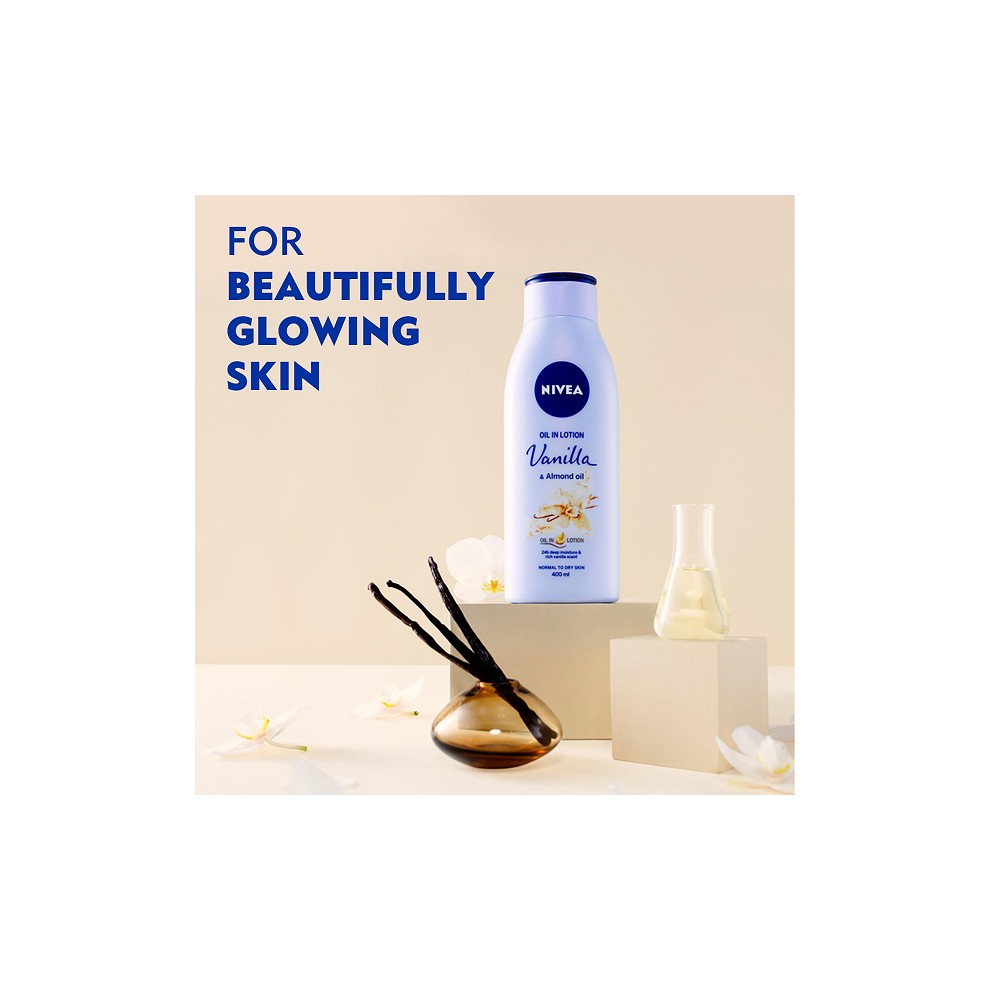 Nivea Vanilla & Almond Oil In Lotion 400ml - image 2