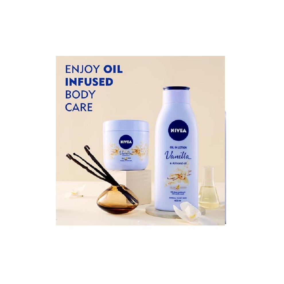 Nivea Vanilla & Almond Oil In Lotion 400ml - image 3