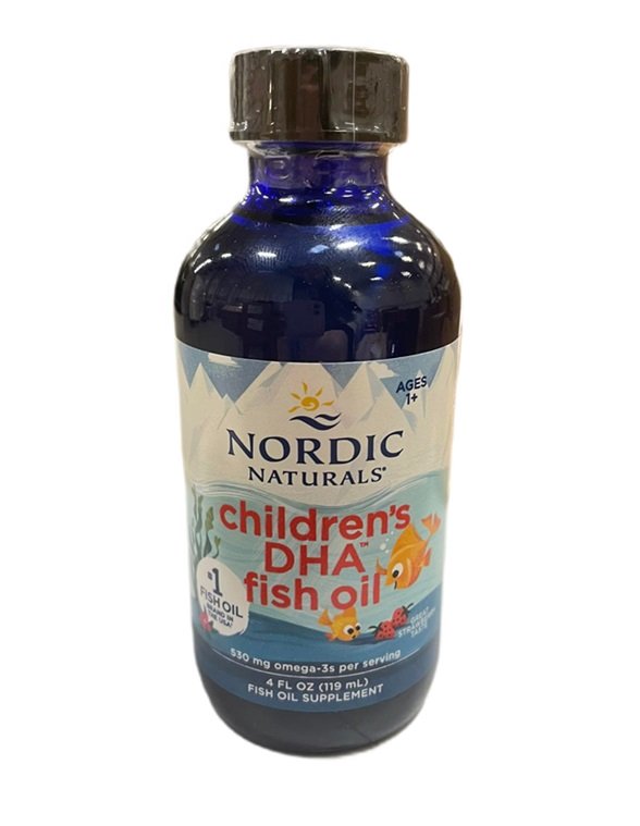 Nordic Naturals Nordic Naturals Children's DHA, 530mg Omega-3 Strawberry, 119 Ml