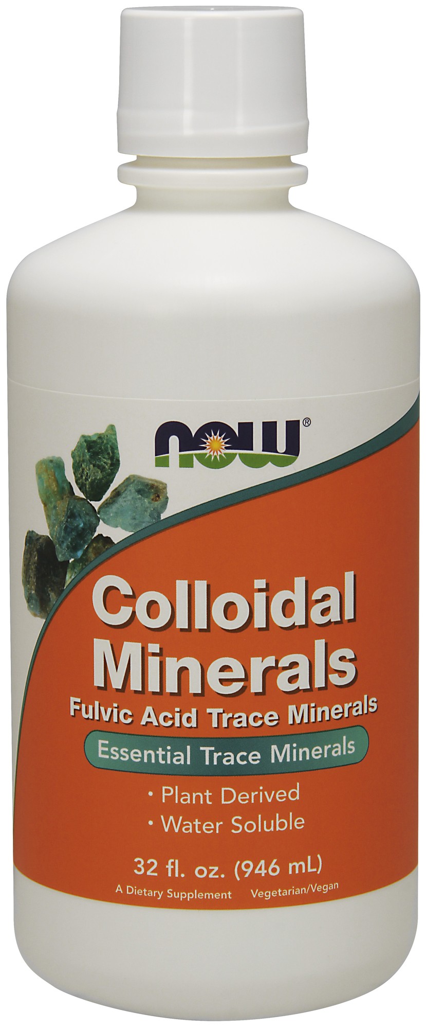 NOW Foods NOW Foods Colloidal Minerals - Fulvic Acid Trace Vitamin | 32 Fl Oz Liquid