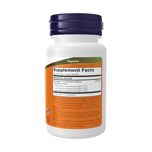 NOW Foods Intestinal Bacteria Support Capsules 60 Capsules - image 2