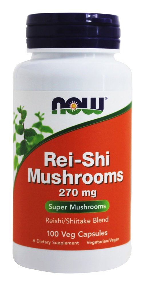 NOW Foods Now Foods, Rei-Shi Mushrooms, 270 Mg, 100 Caps