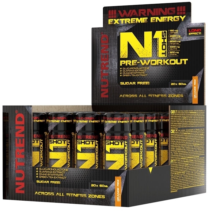 Nutrend Nutrend  N1 Shot, Orange, 20 X 60 Ml