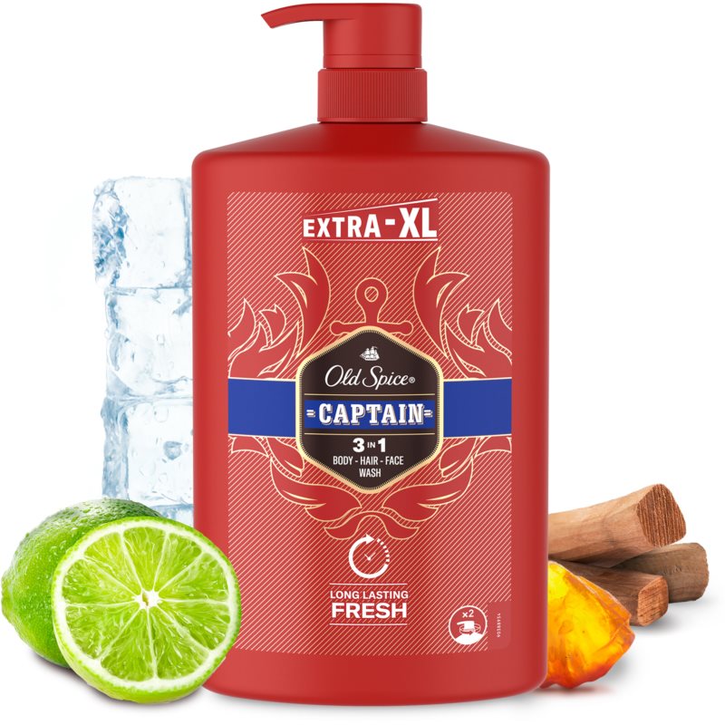 Old Spice Captain 3-In-1 Shower Gel 1000ml - image 4