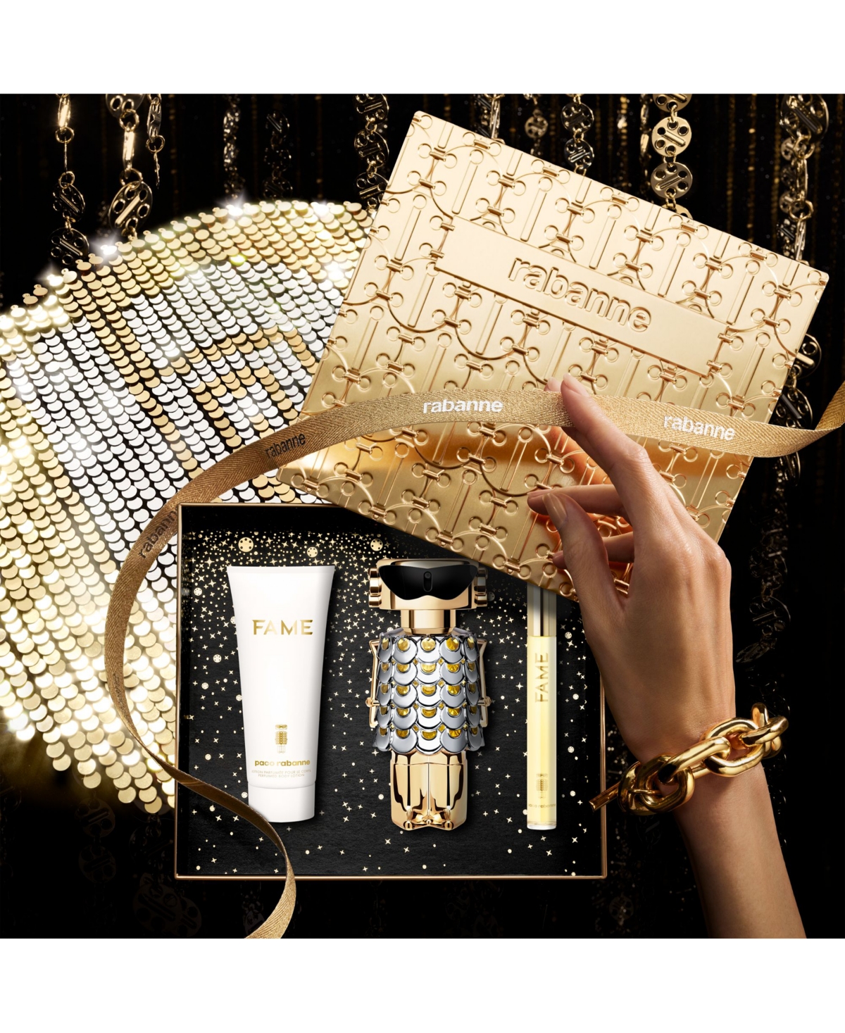 Paco Rabanne Fame Gift Set 80ml Eau De Parfum + 100ml Body Lotion + 10ml Eau De Parfum - image 3