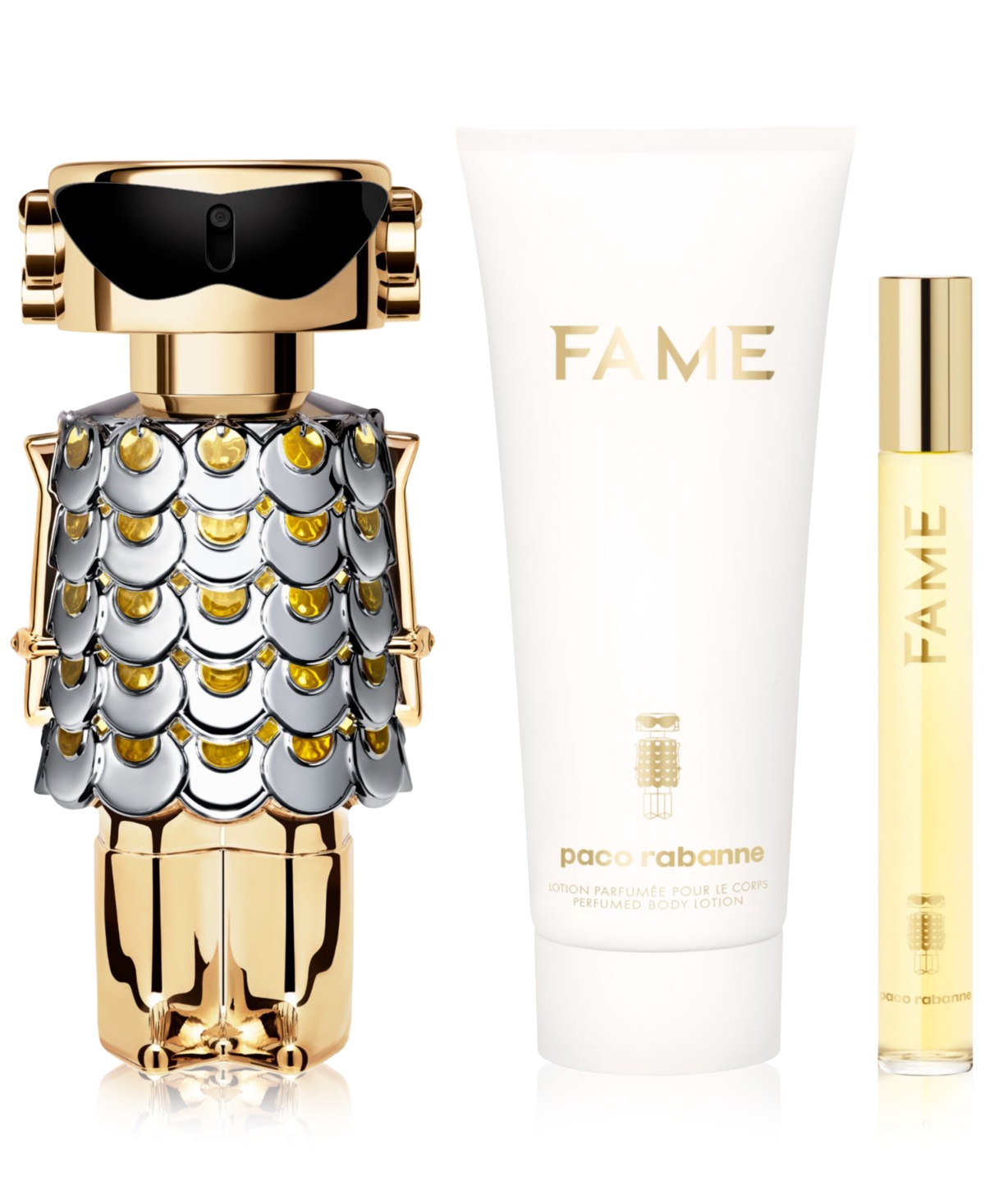 Paco Rabanne Fame Gift Set 80ml Eau De Parfum + 100ml Body Lotion + 10ml Eau De Parfum - image 4