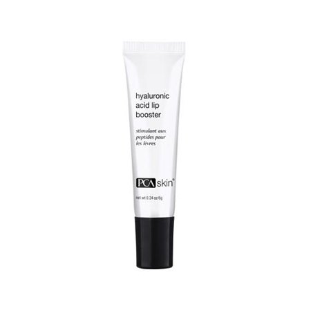 PCA SKIN HA Boosting Serum and HA Lip Duo features a sleek, white tube for the lip booster and a matching serum bottle, both labeled with the PCA SKIN logo.