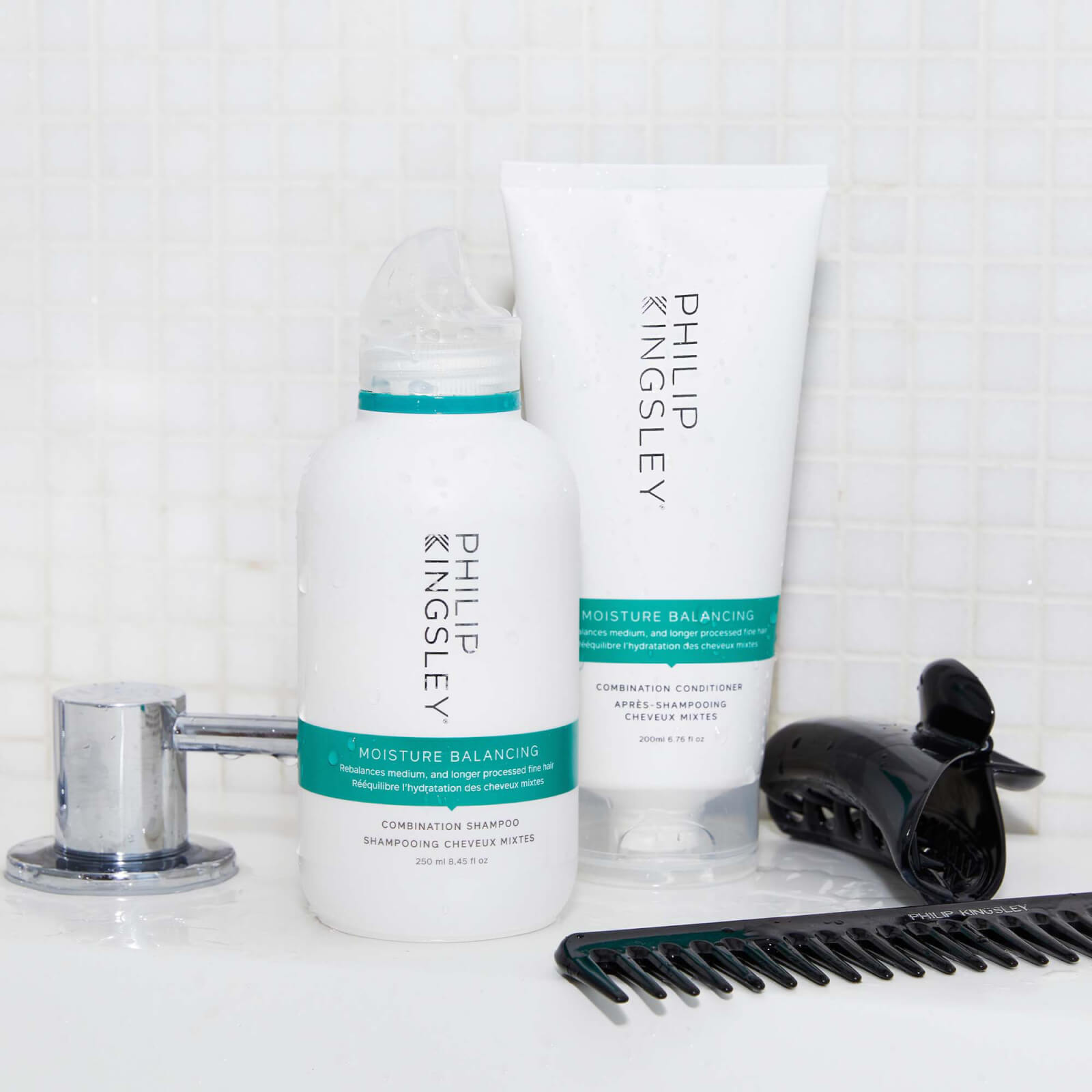 Philip Kingsley Moisture Balancing Shampoo 250ml & Conditioner 200ml D - image 3