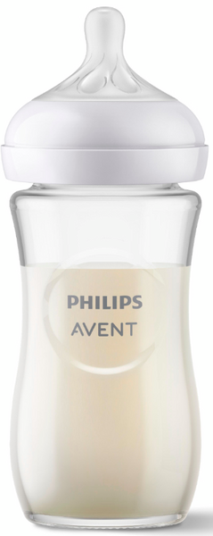 Philips Natural Response Pure Glass Baby Bottle 3-6m 240ml - image 2