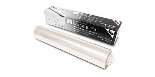 ProCare Balayage Cling Film Tripack featuring three rolls, each 30cm x 15cm, with a clear, glossy finish, packaged in a sleek black and white box.