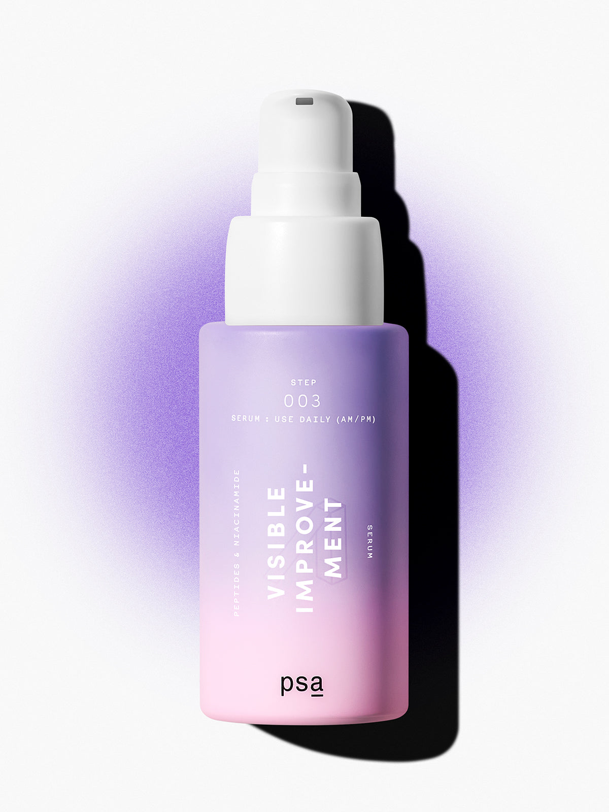 PSA Skin PSA VISIBLE IMPROVEMENT Peptides & Niacinamide Serum - 30ml - Brightening Daily Facial Serum - for All Skin Types - Face the Future