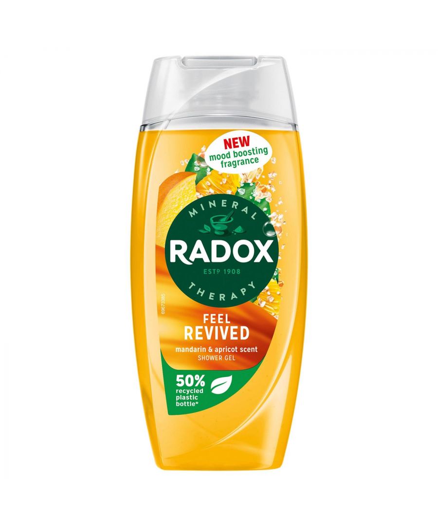 Radox Mineral Therapy Feel Revived Mandarin Apricot Scent Shower Gel 225ml - image 2