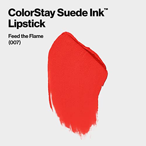 Revlon Colourstay Suede Ink Lipstick 007 Feed The Flame - image 4
