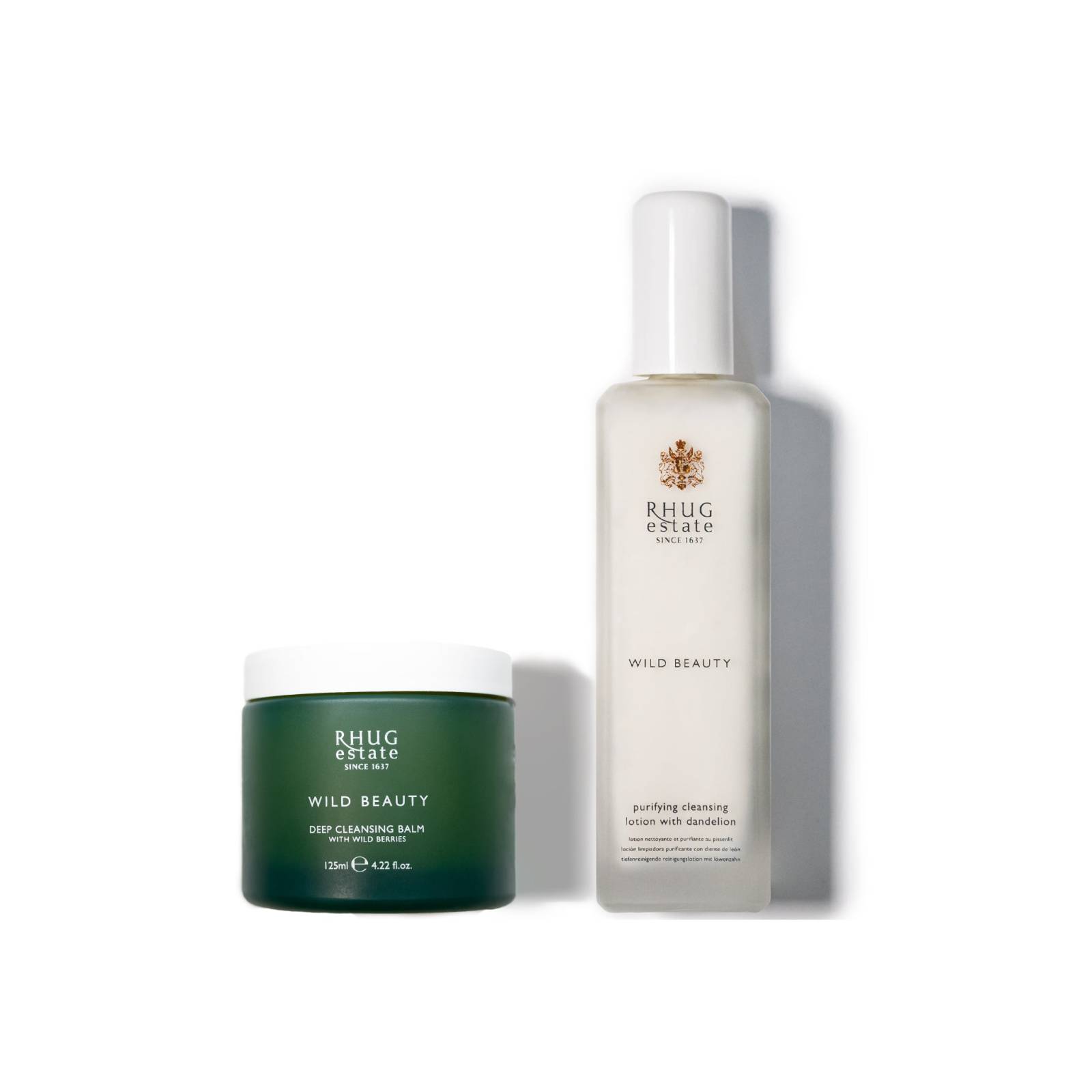 Rhug Wild Beauty Wild Beauty from Rhug Estate Double Cleanse Duo