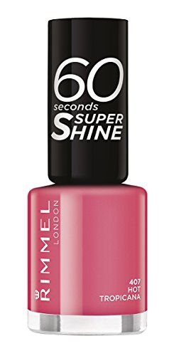 Rimmel 60 Seconds Super Shine Nail Polish 407 Hot Tropicana - image 2