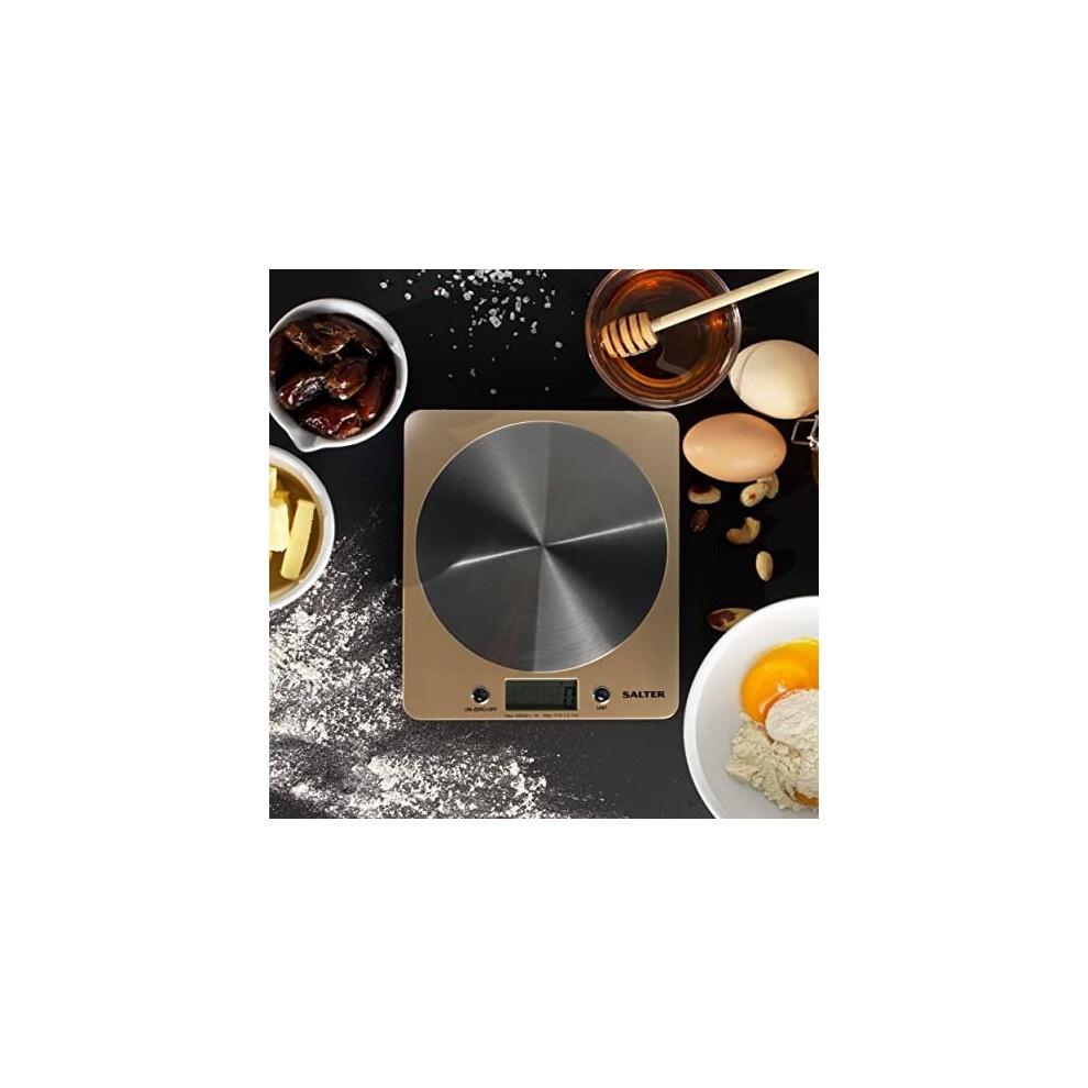 Salter Olympus Disc Electronic Scale - Neutral and Silver - image 3