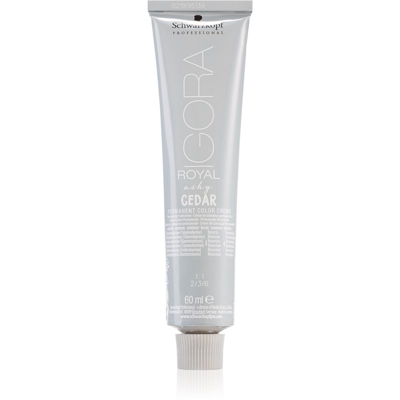 Schwarzkopf Igora Royal Permanent Hair Colour 5-21 Light Brown Ash Cendre - image 2