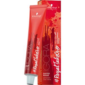 Schwarzkopf Igora Royal 60 ml tube of permanent hair dye in Light Ash Blonde Cendre, featuring a sleek design with a red and white color scheme and bold branding.