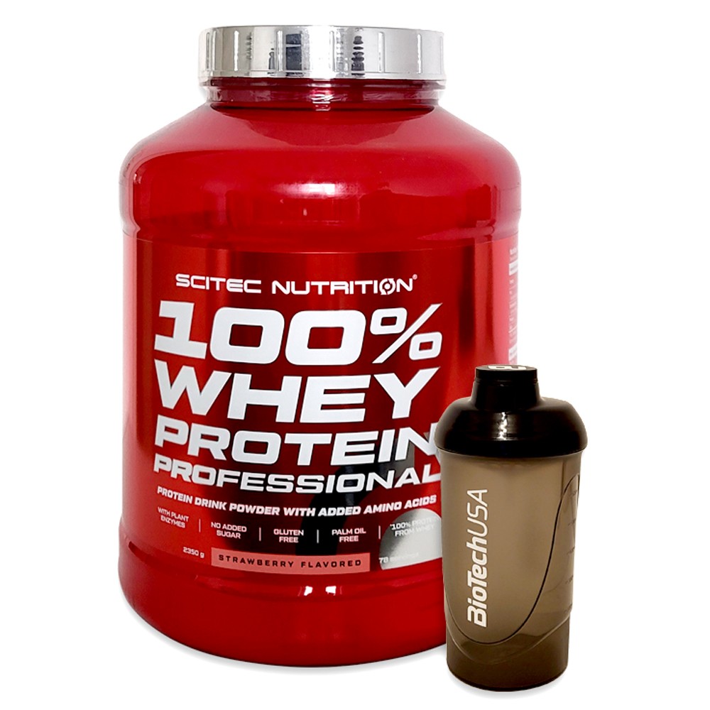 SCITEC SciTec 100% Whey Protein Professional 2.3kg (2350g), White Chocolate