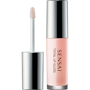 Transparent lip gloss in a sleek, clear tube with a silver cap, featuring a doe-foot applicator for easy application.