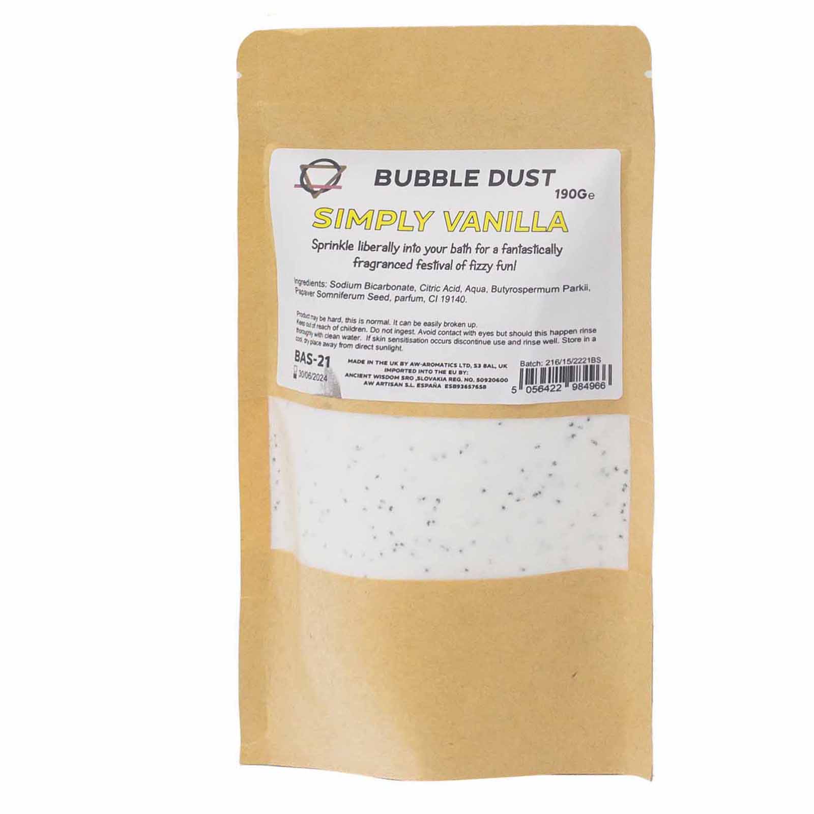AW-Dropship Simply Vanilla Bath Dust 190g