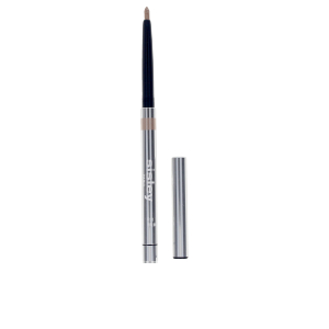 Sisley-Paris Phyto-Khol Star Waterproof pencil in sleek silver packaging with a retractable tip, featuring a dark brown shade for precise application.