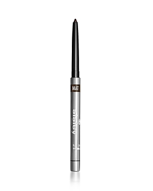 Sisley Phyto-Khol Star Waterproof eyeliner in shade 02 Matte Tonka, featuring a sleek silver casing and a fine tip for precise application.